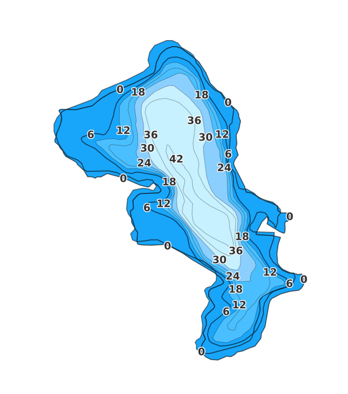 Amos Lake coverage - Fishing Points