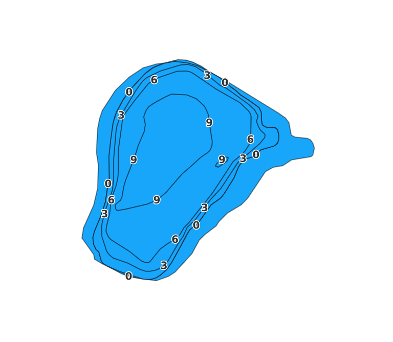 Avery Pond coverage - Fishing Points