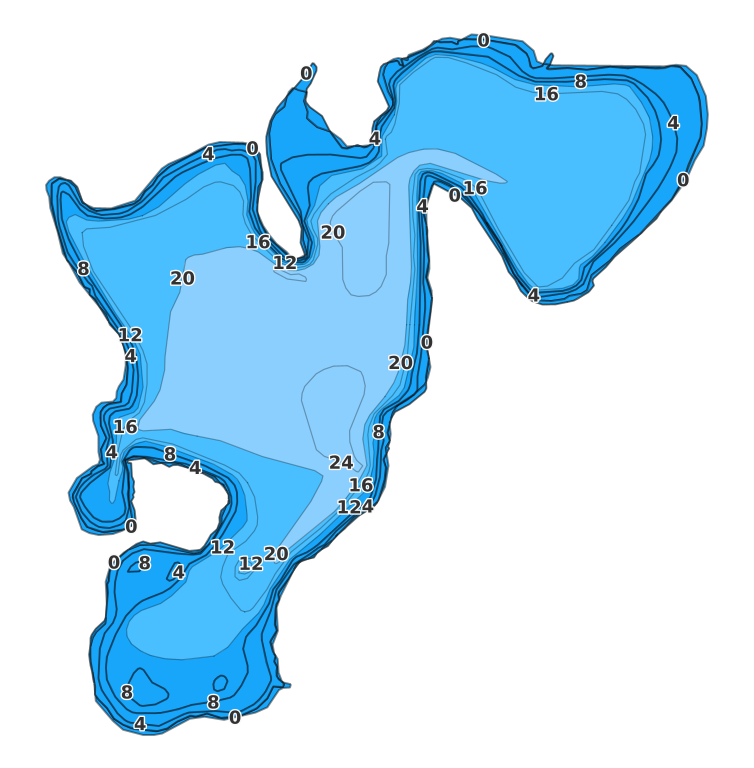 Bantam Lake coverage - Fishing Points