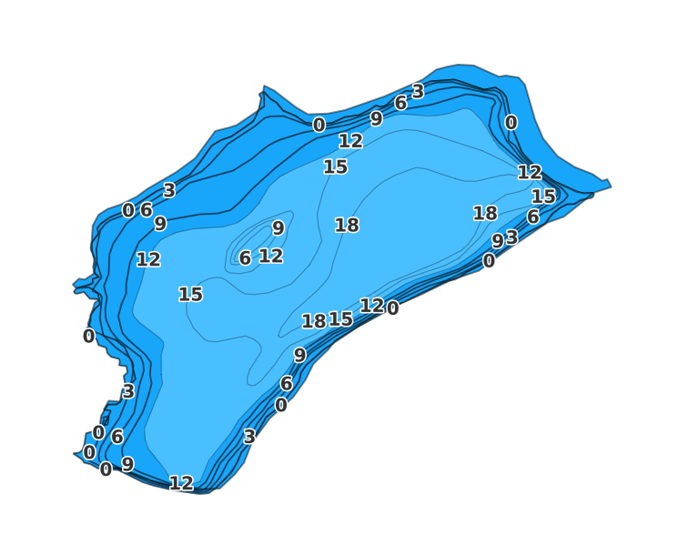 Batterson Park Pond coverage - Fishing Points