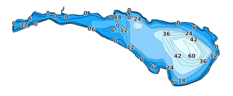 Beach Pond coverage - Fishing Points