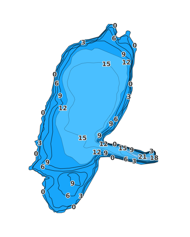 Beseck Lake coverage - Fishing Points