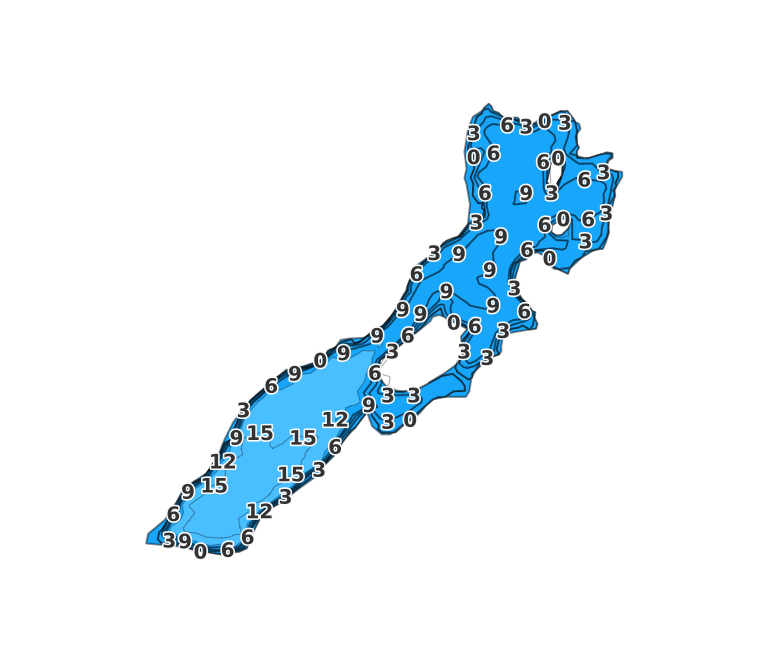 Bigelow Pond coverage - Fishing Points