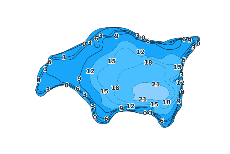 Black Pond coverage - Fishing Points