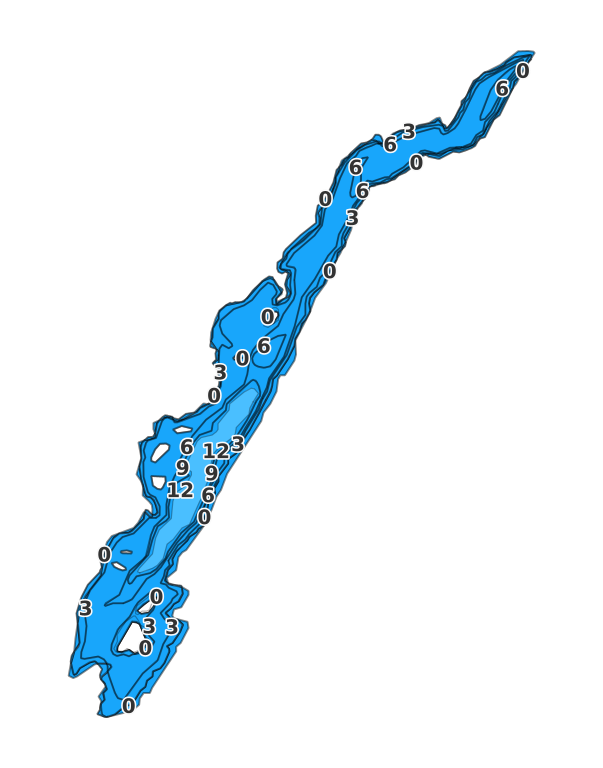 Breakneck Pond coverage - Fishing Points