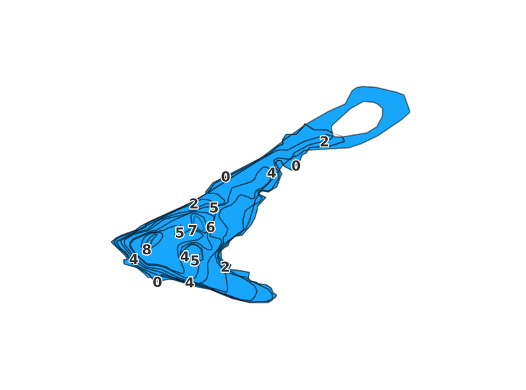 Butterworth Brook Reservoir coverage - Fishing Points