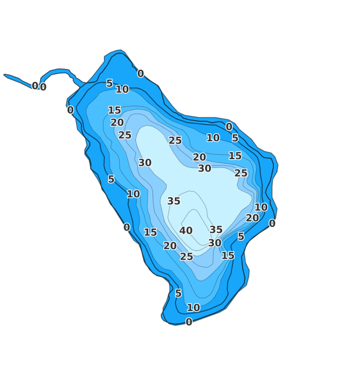 Cedar Lake coverage - Fishing Points