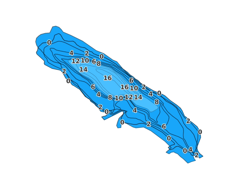 Chapman Pond coverage - Fishing Points