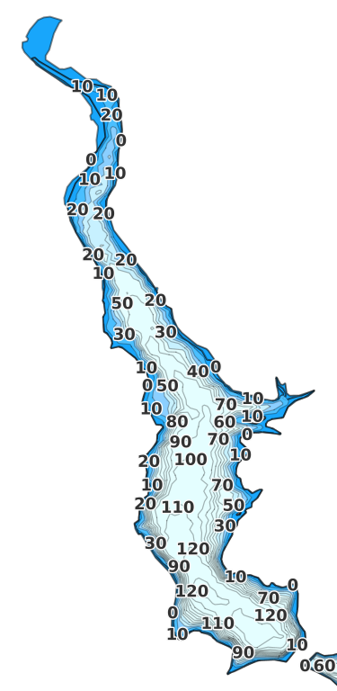 Colebrook River Lake coverage - Fishing Points
