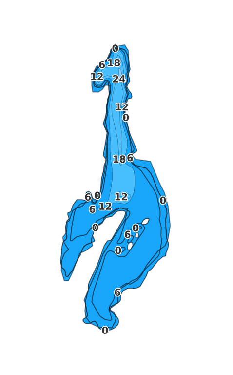 Crystal Lake coverage - Fishing Points