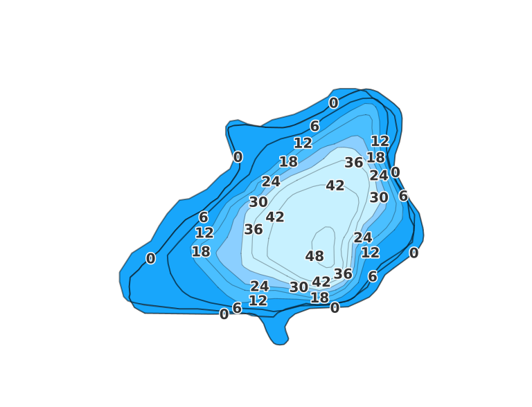 Dodge Pond coverage - Fishing Points