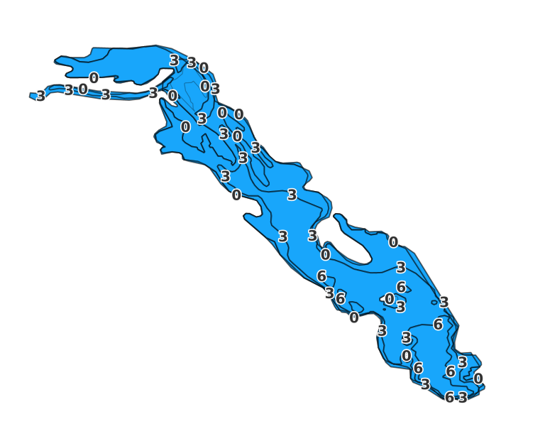 Eagleville Lake coverage - Fishing Points