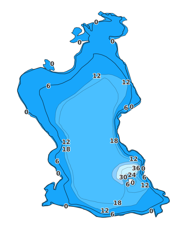 Gardner Lake coverage - Fishing Points