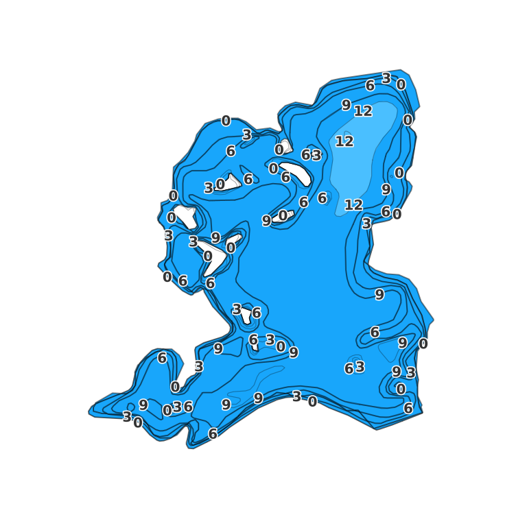 Halls Pond coverage - Fishing Points