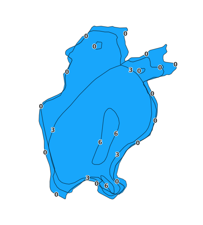 Holbrook Pond coverage - Fishing Points