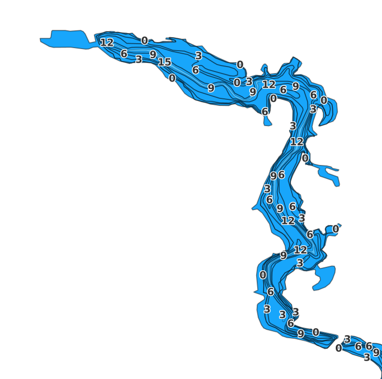 Hopeville Pond coverage - Fishing Points