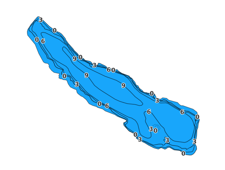Mamanasco Lake - Fishing Points
