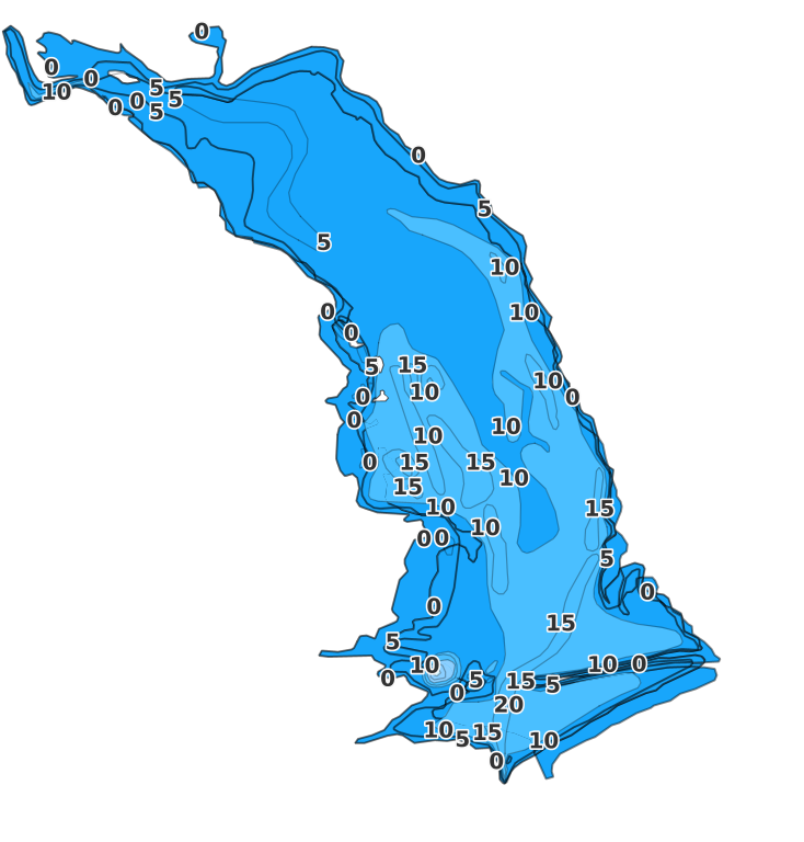 West Thompson Lake - Fishing Points