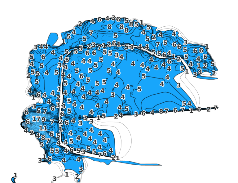 Alligator Lake coverage - Fishing Points