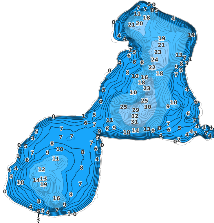 Alligator Lake coverage - Fishing Points
