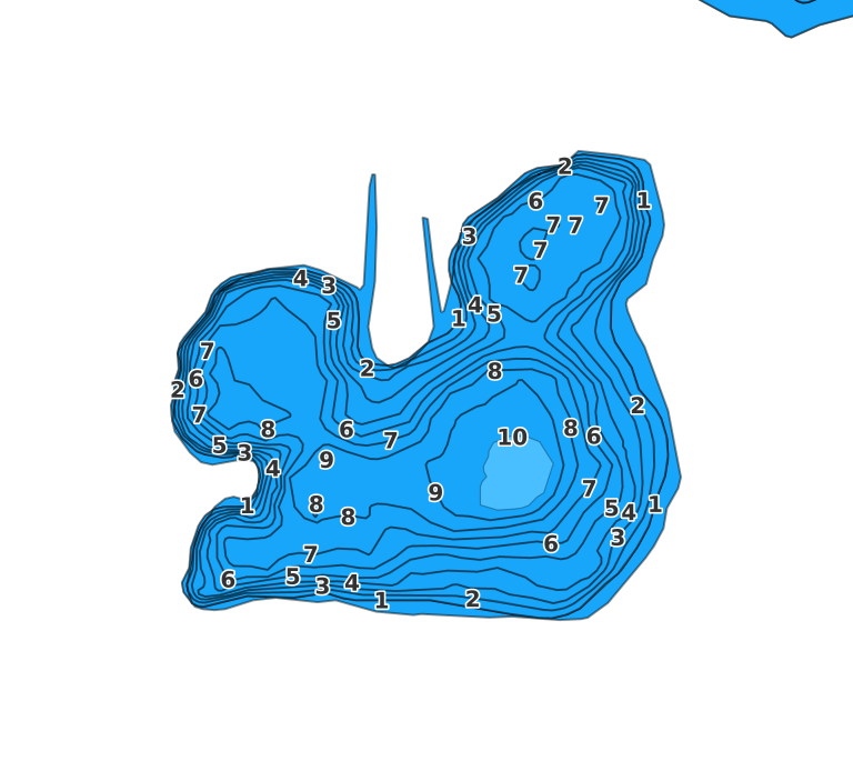 Blue Lake coverage - Fishing Points