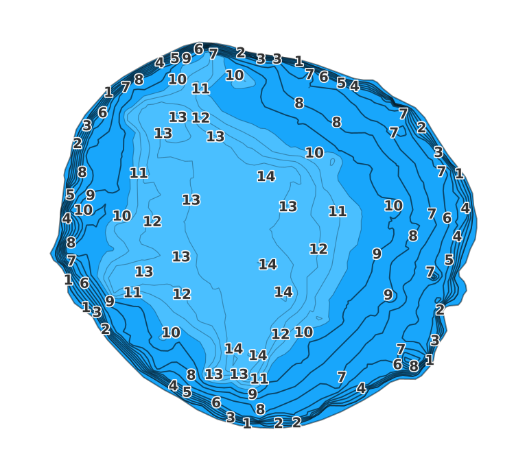 Cherry Lake coverage - Fishing Points