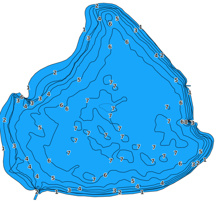 Cypress Lake coverage - Fishing Points