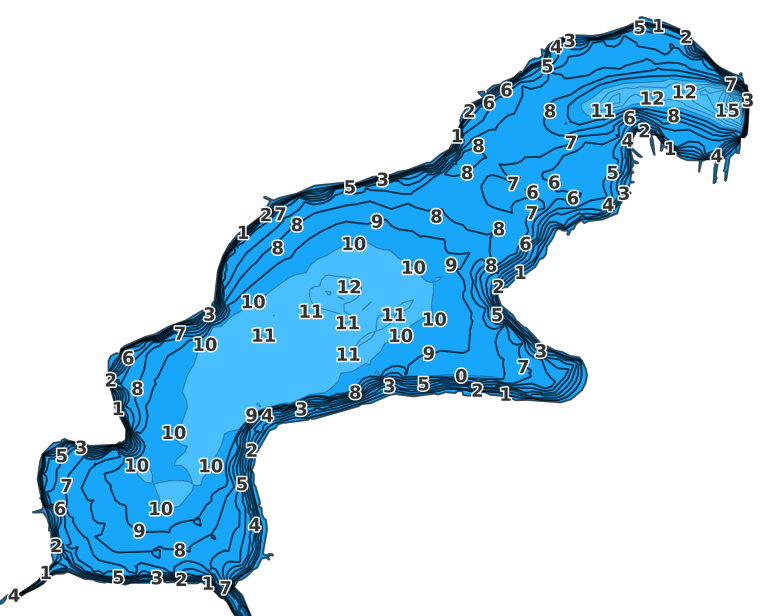 Doctors Lake coverage - Fishing Points