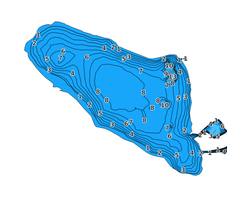 Fish Lake coverage - Fishing Points