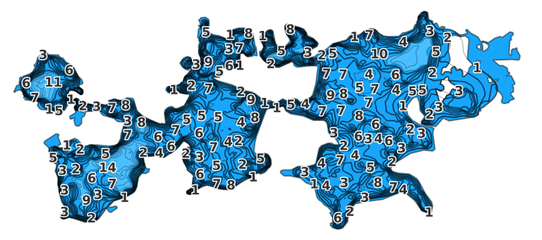 Johns Lake coverage - Fishing Points