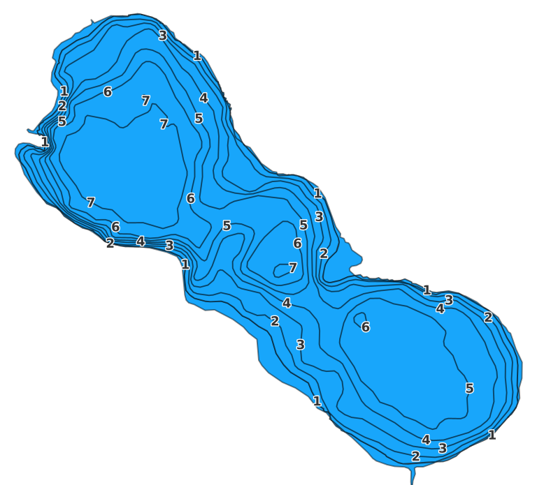 Lake Arbuckle coverage - Fishing Points