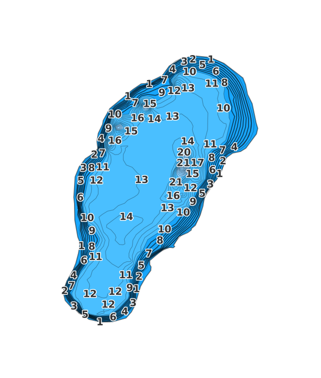 Lake Buckeye coverage - Fishing Points