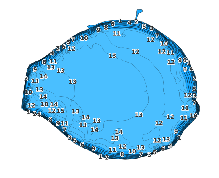 Lake Carlton coverage - Fishing Points