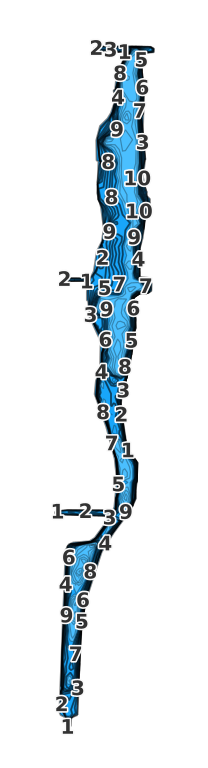 Lake Clarke coverage - Fishing Points