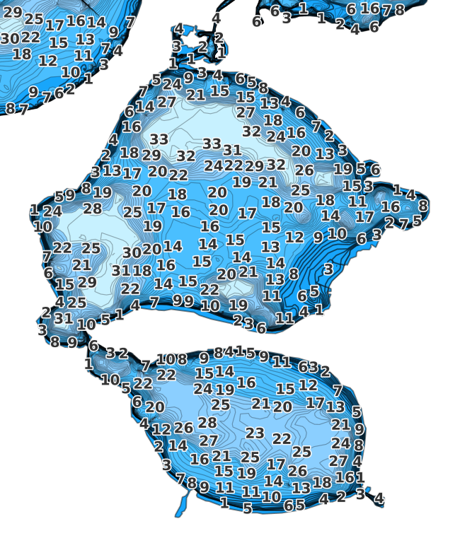 Lake Conway coverage - Fishing Points