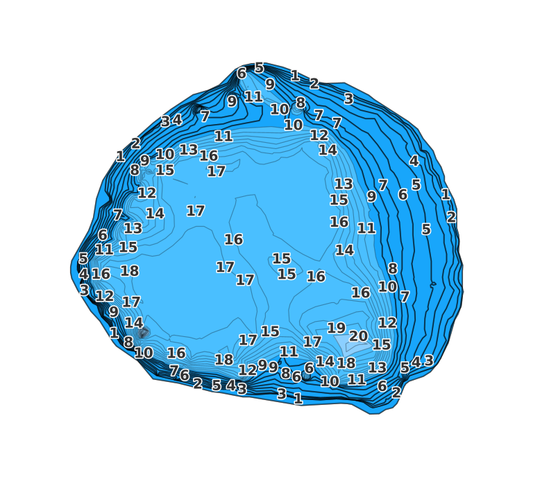 Lake Corrine coverage - Fishing Points