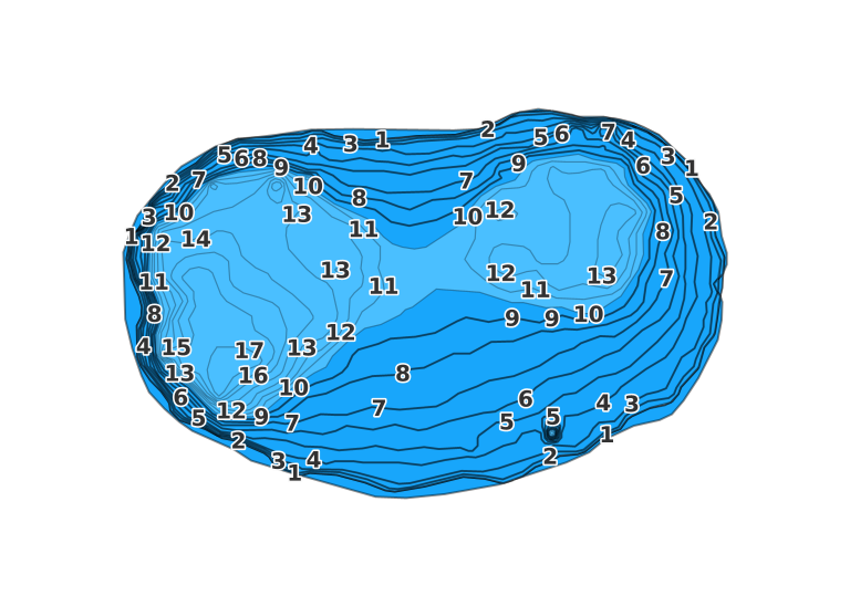 Lake Deer coverage - Fishing Points