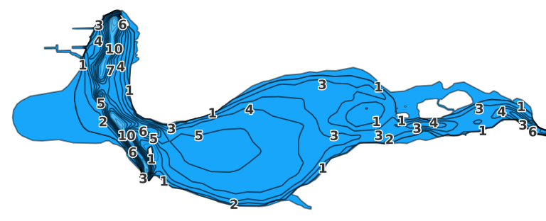 Lake Dexter coverage - Fishing Points