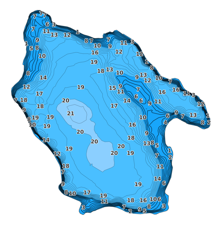 Lake Dorr coverage - Fishing Points