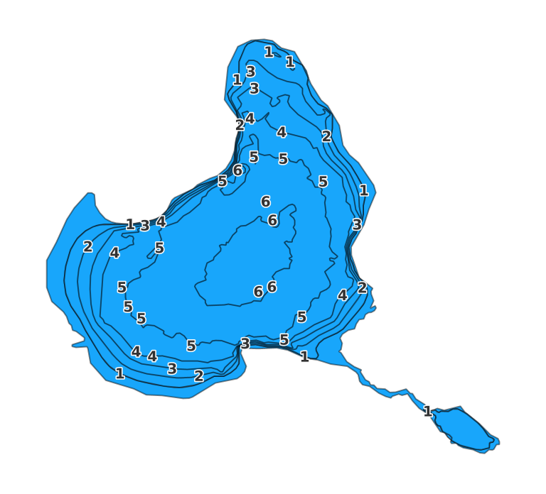 Lake Eaton coverage - Fishing Points