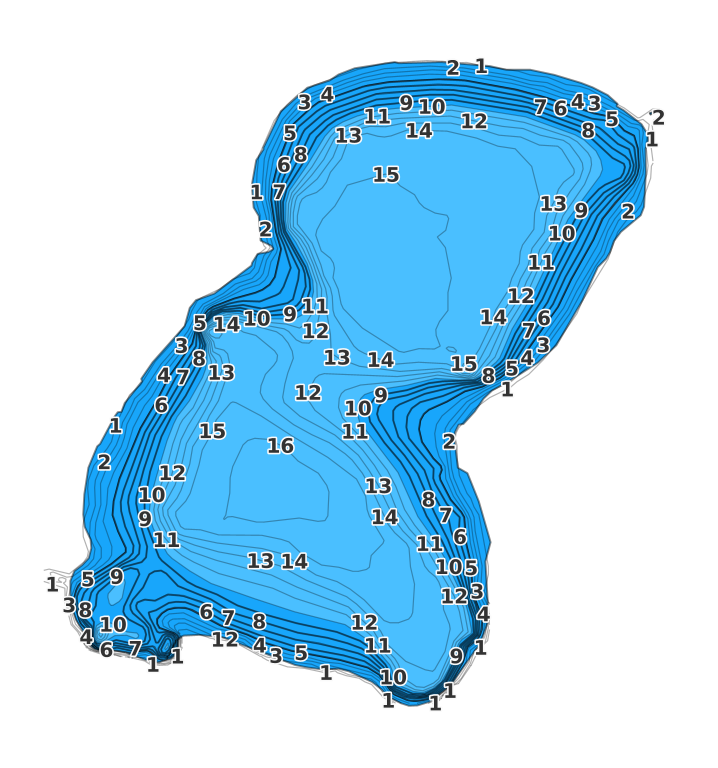 Lake Hartridge - Fishing Points