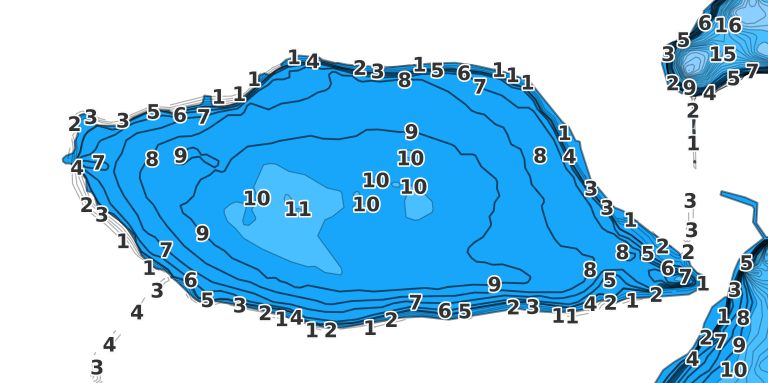 Lake Lulu - Fishing Points
