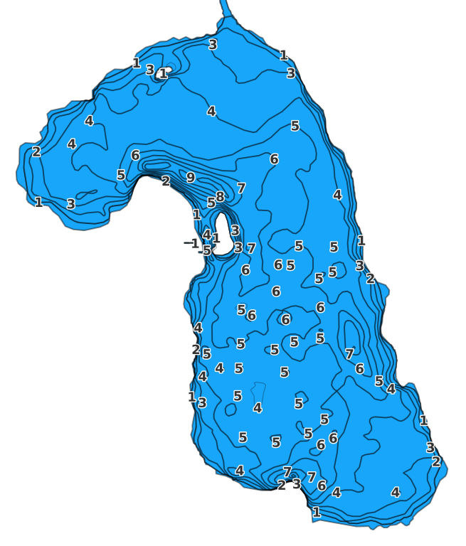 Lake Marion - Fishing Points