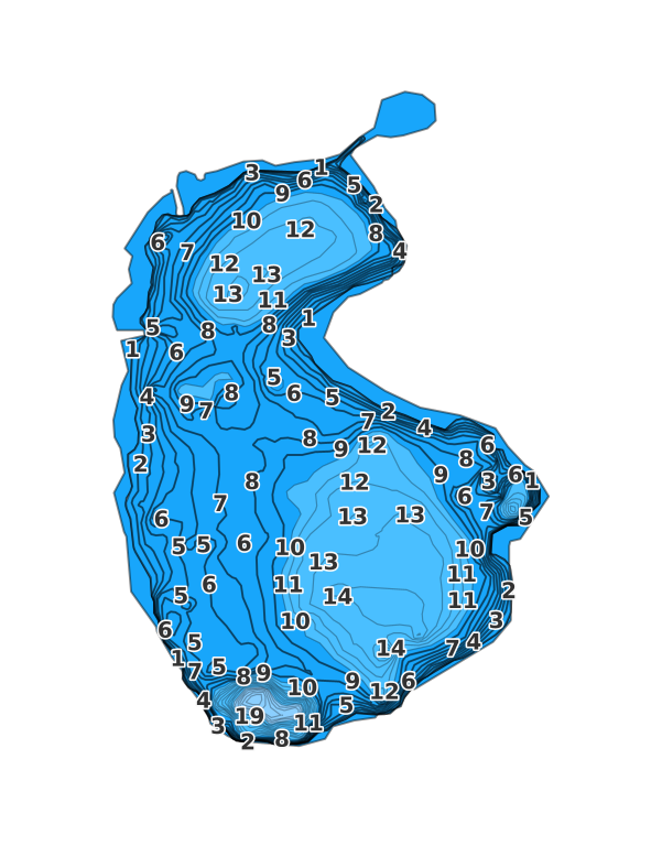 Lake Tracy - Fishing Points