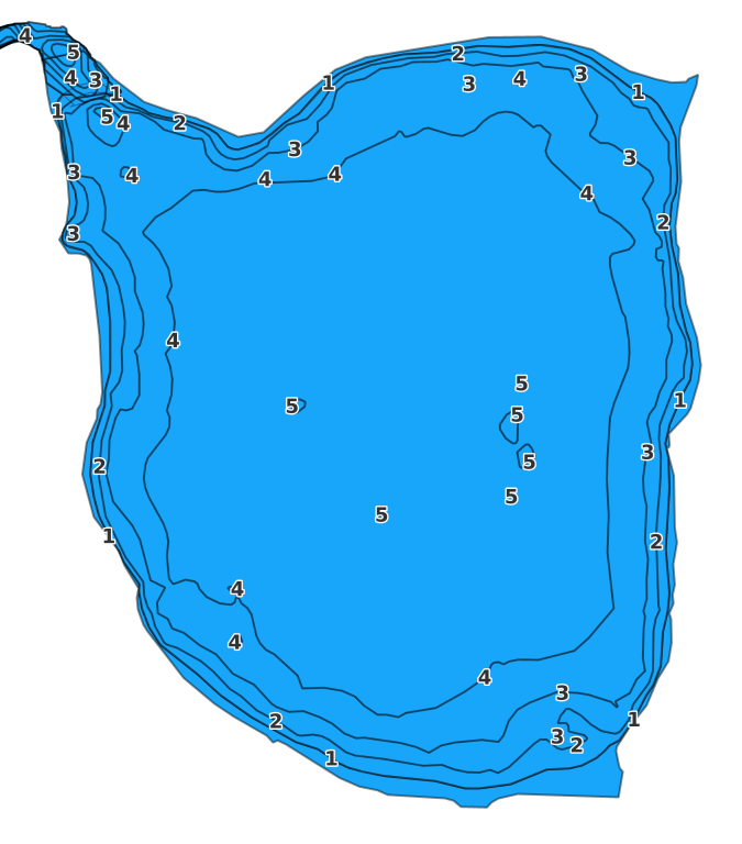 Lake Woodruff - Fishing Points