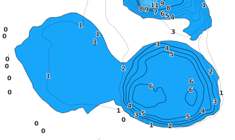 Little Crooked Lake - Fishing Points