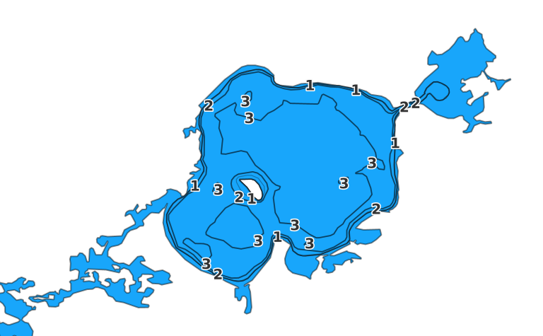 Salt Lake - Fishing Points