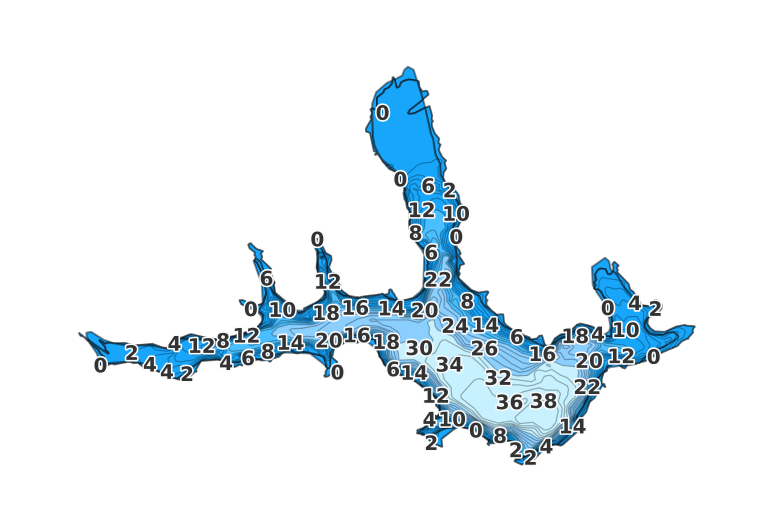 Crabapple Lake coverage - Fishing Points