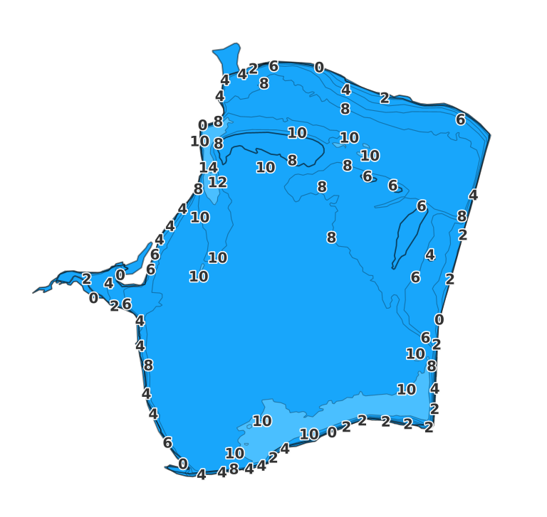 Lake Charleston coverage - Fishing Points