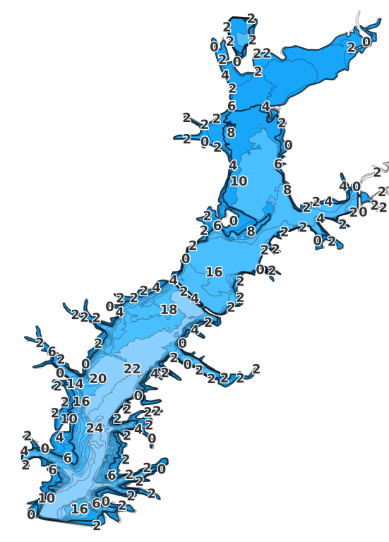 Lake Mattoon coverage - Fishing Points